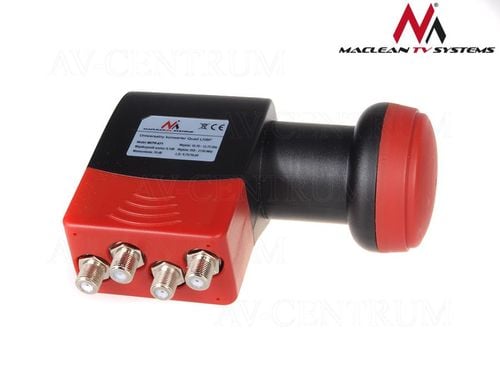 Konwerter satelitarny Maclean MCTV-671 Quad High Gain na Arena.pl