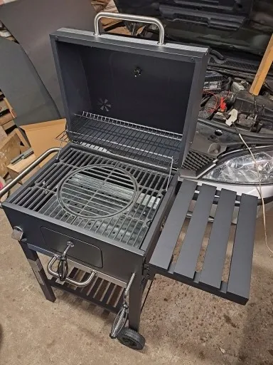 GRILL WĘGLOWY ŻELIWNY RUSZT Landmann OGRODOWY DUŻY zdjęcie 15