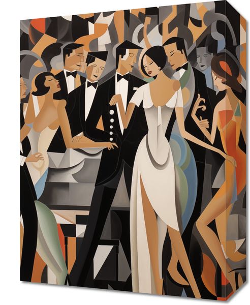 Obraz 30x40cm Bal w Art Deco zdjęcie 1