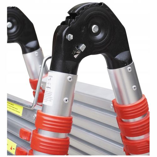 DRABINA TELESKOPOWA PRZEGUBOWA 5,0 M WZMACNIANA na Arena.pl