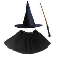 Akcesoria do przebrania ze spódniczką Czarownica Halloween