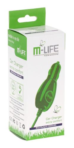 Ładowarka samochodowa  M-Life micro USB 800mA na Arena.pl