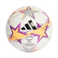 Piłka nożna adidas UCL Womens League 26/27 League Stage biało-pomarańczowo-srebrna KE5142 r. — Rozmiar: 4