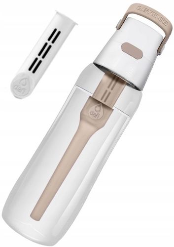 Butelka na wodę Dafi Solid 0,7 cappucino + szczoteczka do czyszczenia na Arena.pl