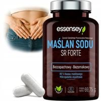 MAŚLAN SODU Forte 1000mg 90 Kaps Mikropeletki Stopniowe uwalnianie Jelita