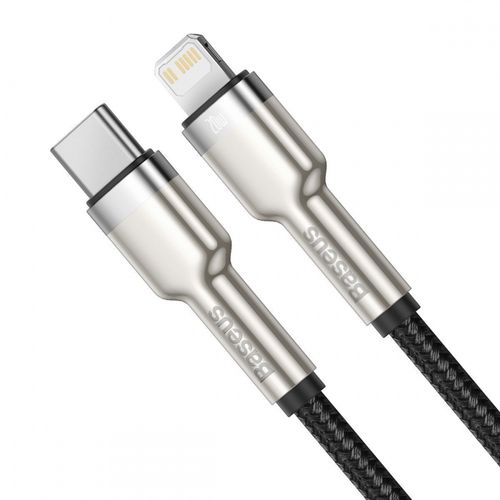 Kabel USB-C do Lightning Baseus Cafule, PD, 20W, 1m (czarny) na Arena.pl