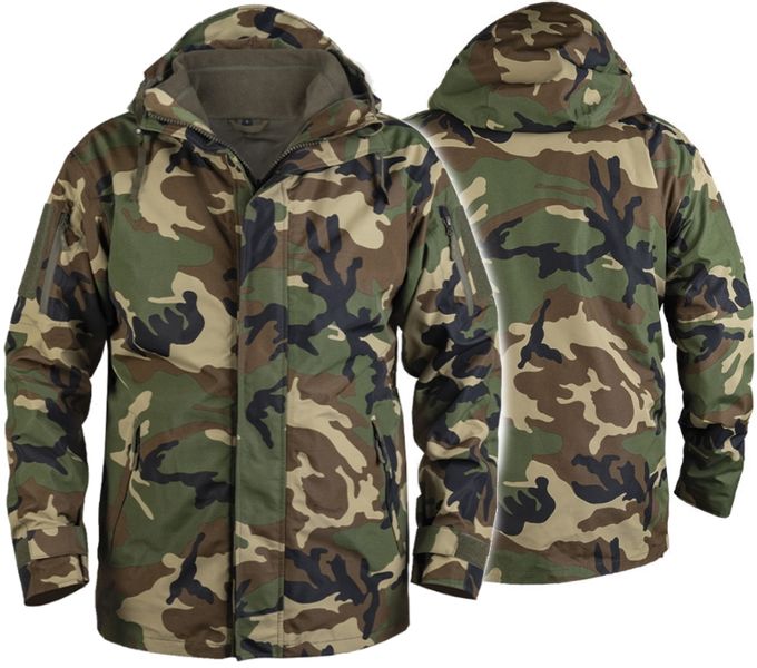 KURTKA  Z PODPINKA POLAROWĄ WOODLAND XXL Woodland zdjęcie 2