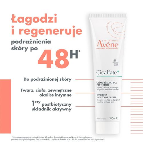 AVENE CICALFATE+ Krem regenerujący ochronny 100 ml na Arena.pl