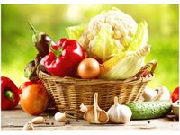 50X70CM WARZYWA ORGANICZNE OBRAZ POKOJU DREWNINE