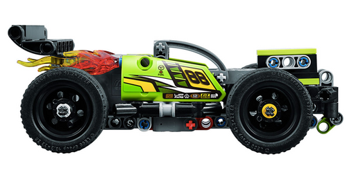 LEGO Technic - Żółta wyścigówka 42072 na Arena.pl