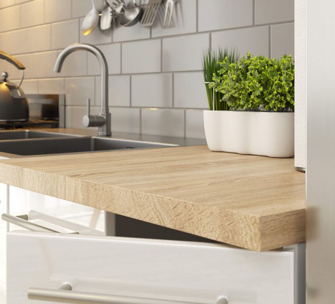 SZAFKA KUCHENNA OLIWIA 80 cm 3SZ + BLAT BIAŁA / BIAŁY POŁYSK zdjęcie 4