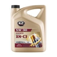 K2 Texar 5W-30 XN-C3 5L — syntetyczny olej silnikowy ACEA C2/C3, API SN