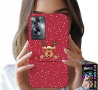 ETUI DO OPPO A79 5G - ŚWIĄTECZNY RENIFER MIKOŁAJ ŚWIĘTA +FOLIA