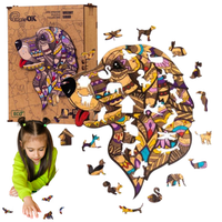 Puzzle Drewniane Eco Wierny Sirko A3 Puza3-03519