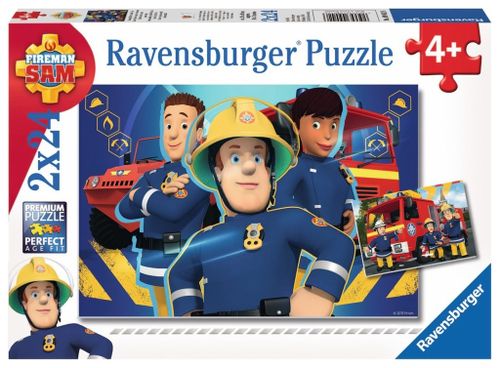 RAVENSBURGER PUZZLE 2x24 elementy STRAŻAK SAM na Arena.pl