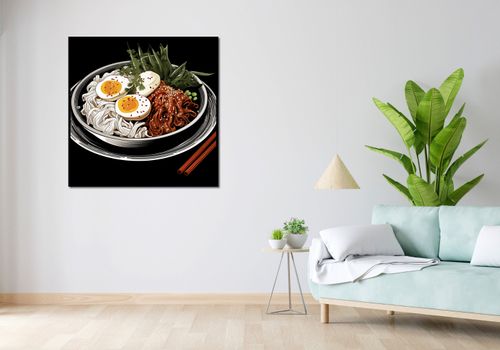 Plakat 100x100cm Ramen w Sztuce na Arena.pl