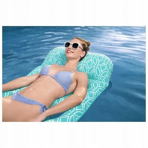 Duży Wygodny Materac Leżak Szezlong Dmuchany do Wody Pływania Basenu 43550 na Arena.pl