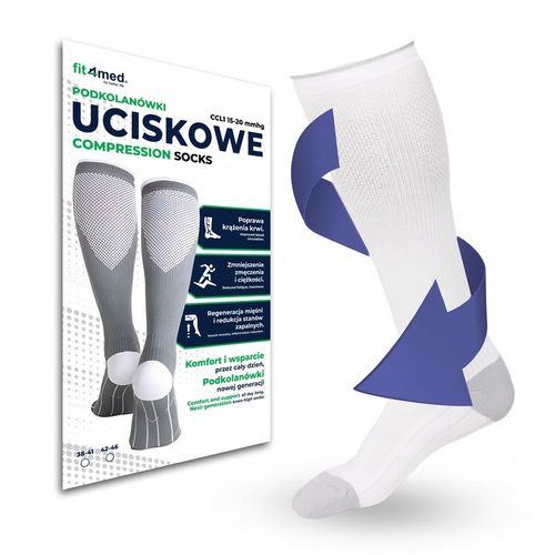 SKARPETY KOMPRESYJNE PODKOLANÓWKI UCISKOWE PRZECIWŻYLAKOWE ŻYLAKI na Arena.pl