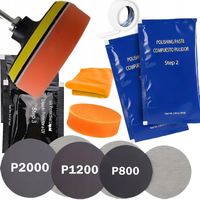 ZESTAW DO REGENERACJI RENOWACJI POLEROWANIA LAMP REFLEKTORÓW SAMOCHODOWYCH