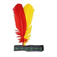 opaska indiańska z piórami 26 cm elastyczna