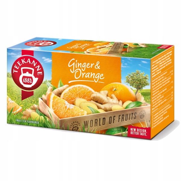 Teekanne Orange&Ginger, Ginger&Lemon, Ginger Mango, Ginger Elderflower 4szt zdjęcie 6