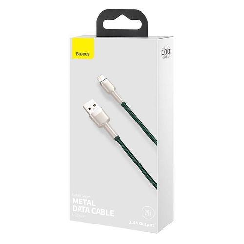 kabel usb do lightning baseus cafule, 2.4a, 1m (zielony) na Arena.pl