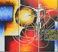 90CM 80 OBRAZ 3 ELEM BEZKRESNE UCZUCIA ŚCIENNY