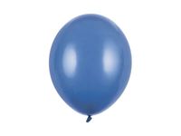 Balony pastelowe ciemne niebieskie navy blue strong, 30 cm 10 szt.