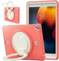 Etui do iPad 9/8/7 10.2” z Podstawką i Paskiem na Ramię Różowe