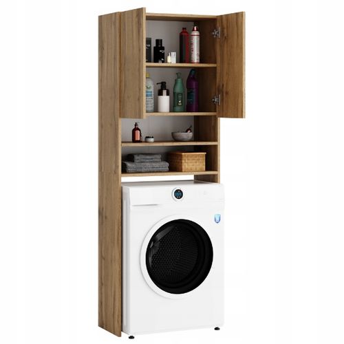 REGAŁ ŁAZIENKOWY SZAFKA NAD PRALKE WOTAN 4 PÓŁKI na Arena.pl