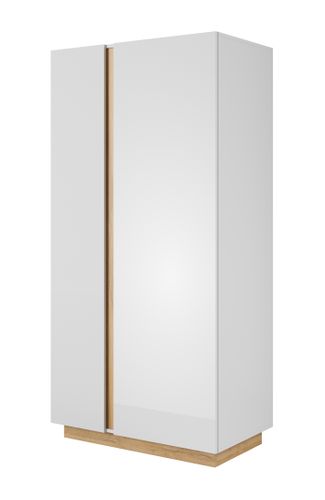 Witryna wisząca biała do salonu połysk CARO na Arena.pl