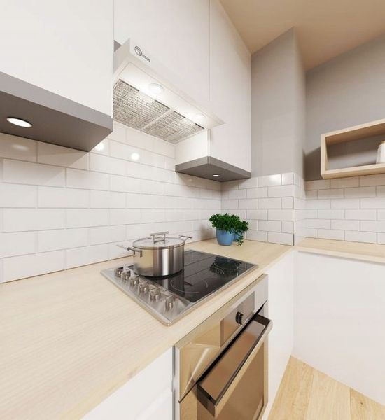 Okap podszafkowy Focus Modo 60 cm biały zdjęcie 9