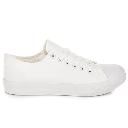 BIAŁE TRAMPKI Rozmiar - 39 na Arena.pl