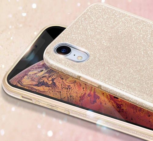 Etui Iphone 13 Pro Brokat Glitter Złote na Arena.pl