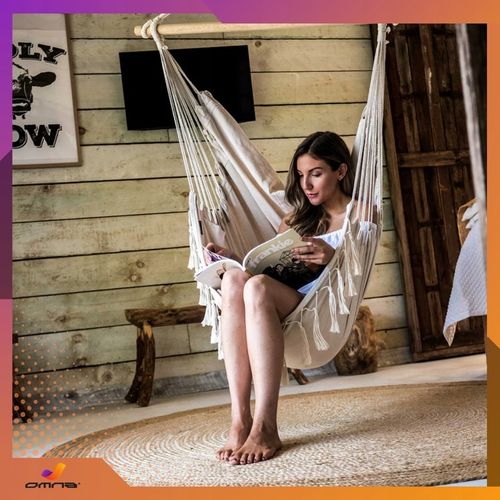 Fotel wiszący krzesło Brazylijskie Huśtawka Hamak Ogrodowy Na Balkon na Arena.pl