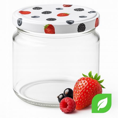 12x SŁOIK 200ML + WIECZKO FI66 NA PRZETWORY SŁOIKI NA DŻEM KONFITURA DESERY na Arena.pl