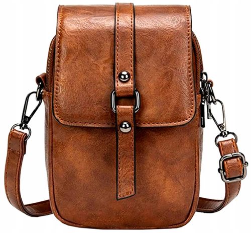 Torebka Damska Skórzana Listonoszka Crossbody Boho na Arena.pl
