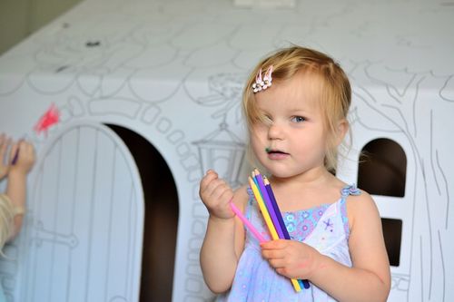 DOMEK Z TEKTURY tekturowy do malowania kartonowy na Arena.pl