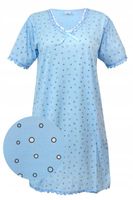 Koszula nocna krótki rękaw dekolt serce roz XXL/3XL