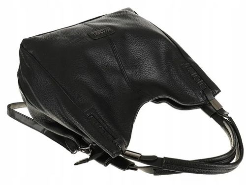 Torebka Damska listonoszka worek na ramię duża pojemna CWHS0581 Czarna na Arena.pl