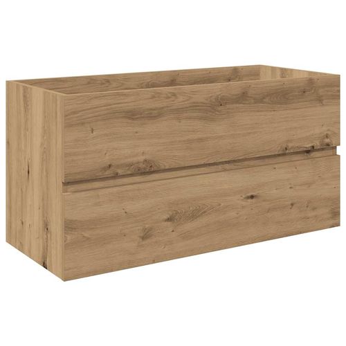 Szafka pod umywalkę z wbudowaną umywalką i baterią dąb artisan na Arena.pl