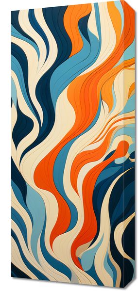 Obraz 30x70cm Oceaniczne Fale zdjęcie 1