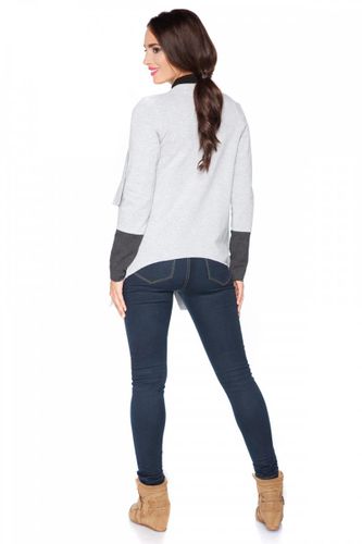 Bluza Damska Model D6 Light Grey/Dark Grey - RaWear  34 na Arena.pl