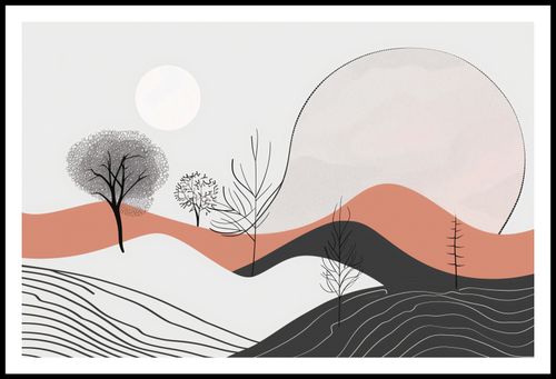 Plakat 91,5x60cm Półcień Widoku na Arena.pl
