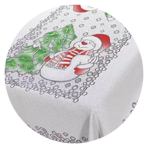 Obrus Kolorowe Bałwanki 110x130 DomoweTekstylia WN306B K13 Boże Narodzenie zdjęcie 3