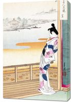 Obraz 60x90cm The Call of the Cuckoo, Gekko Japoński Vintage