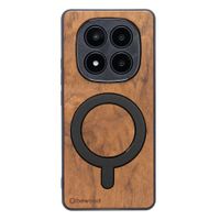 drewniane etui bewood do xiaomi redmi note 14 pro 5g imbuia z magsafe