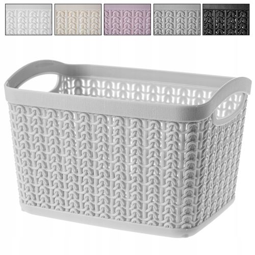 KOSZYK POJEMNIK PUDEŁKO PLASTIK KOSZ 3,3L KOLORY na Arena.pl