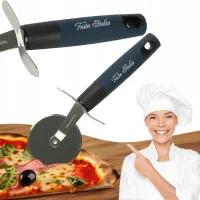 NÓŻ OKRĄGŁY DO KROJENIA PORCJOWANIA PIZZY NIERDZEWNY RADEŁKO NOŻYK KÓŁKO