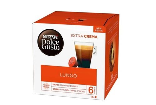 Kapsułki do ekspresu Nescafe Dolce Gusto Lungo 16x na Arena.pl